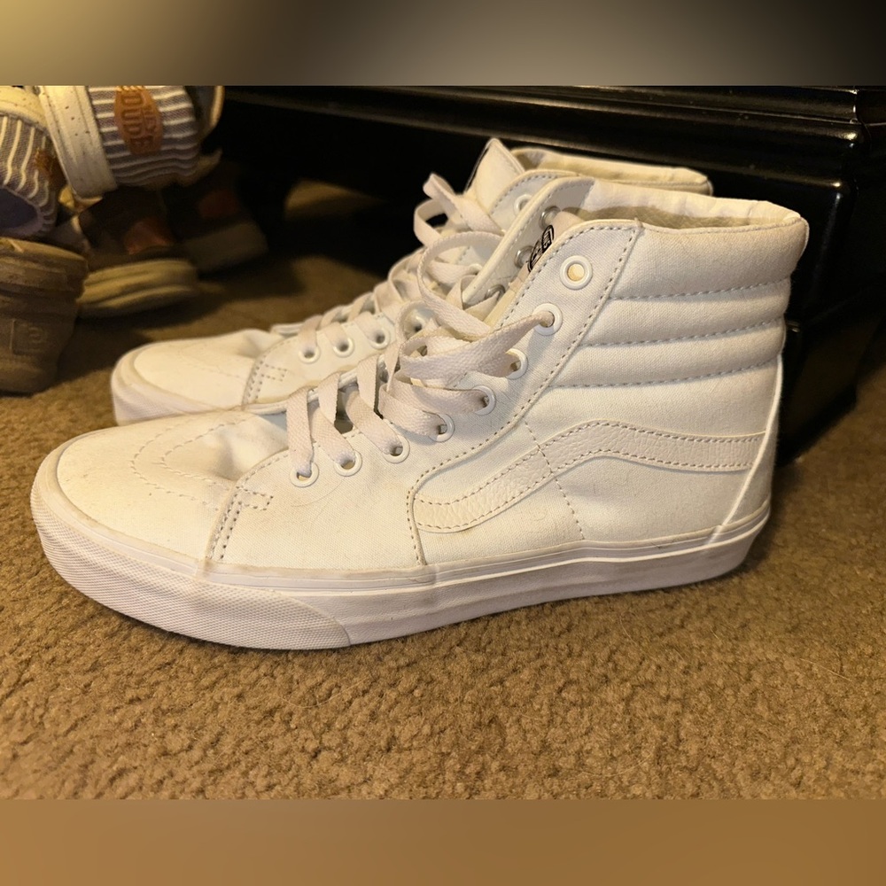 White high top vans